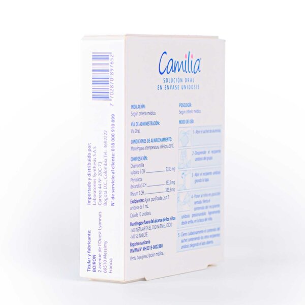 CAMILIA CAJA X 10 UNIDOSIS - Imagen 4