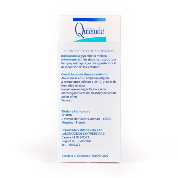 QUIETUDE JARABE X 200 ML - Imagen 2